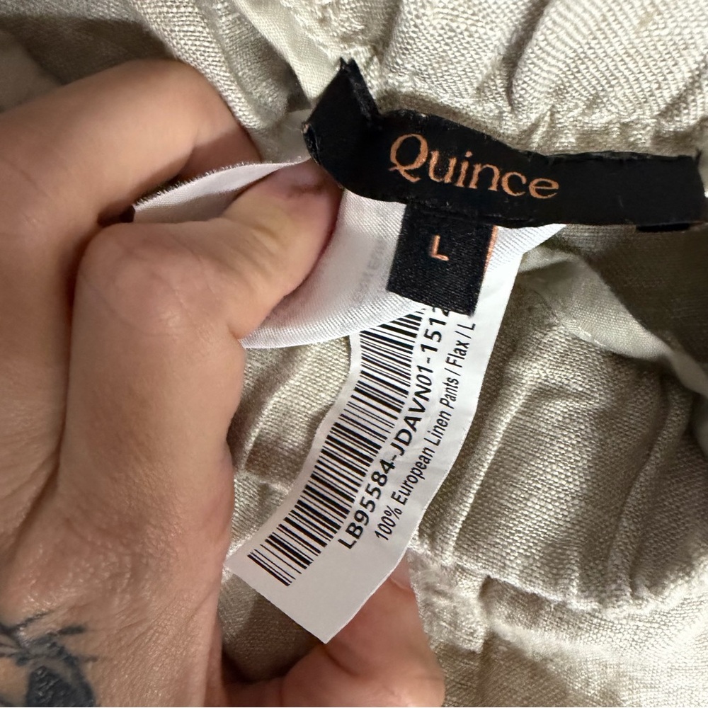 Quince European Linen Pants Size Large - Picture 7 of 8